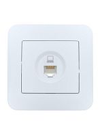 Розетка компьютерная 1-м СП ASTI IP20 RJ45 в сборе Cat 5e бел. LEZARD 7081-0202-139