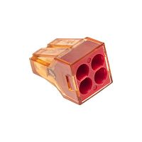 Экспресс-Клемма СМК 773-604 с пастой 4-проводная 0.75-4кв.мм (уп.50шт) Rexant 07-5275