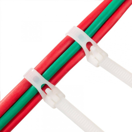 Хомут кабельный КСР 7.5х250 нейл. бел. (уп.100шт) Fortisflex 61032 фото 4