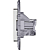 Розетка компьютерная Inspiria RJ45 кат.5E UTP алюм. IEK 673827