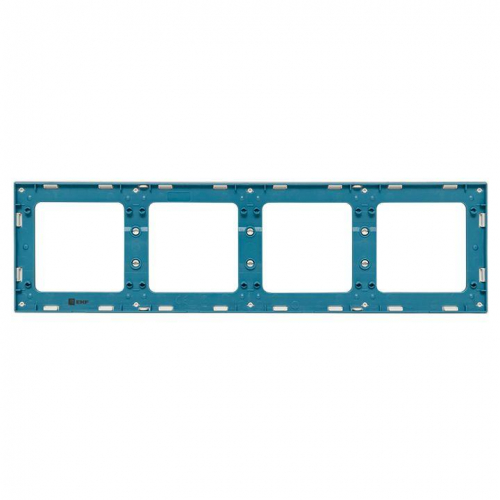 Рамка 4-м Стокгольм бел. с линией цвета синий PROxima EKF EAM-G-305-30 фото 6