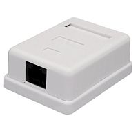 Розетка компьютерная 8P8C (RJ-45) UTP кат.6 1 порт SUPRLAN 10-0355