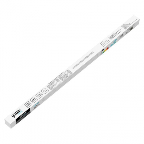 Лампа светодиодная Basic 10Вт T8 6500К G13 800лм 600мм стекло GAUSS 1930302 фото 2