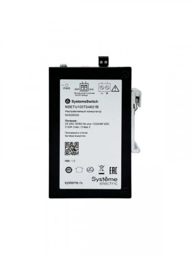 Коммутатор промышленный неуправляемый Ethernet 4х10/100BaseT 1х100BaseX SFP SE NSETU105T04X01B фото 2