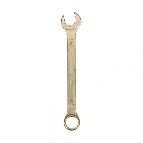 Ключ комбинированный 15мм желт. цинк Rexant 12-5810-2 фото 2