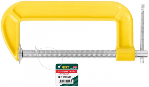 Струбцина тип "G" 150мм (6дюйм) FIT 59216 фото 3