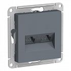 Розетка компьютерная 2-м AtlasDesign RJ45 кат.5E механизм грифель SE ATN000785