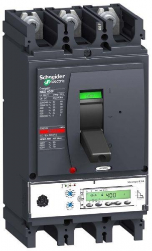 Выключатель автоматический 3п 3т 400А 36кА NSX400F Micrologic 5.3A SchE LV432678