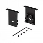 Заглушка SL-COMFORT-2542-F BLACK c отверстием металл Arlight 031783