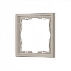 Рамка 1-м FRM-NOBE-SFPL-1-CA пластик. кашемир Arlight 059454