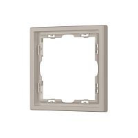 Рамка 1-м FRM-NOBE-SFPL-1-CA пластик. кашемир Arlight 059454