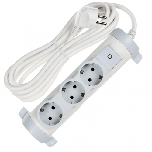 Удлинитель 3х3м с заземл. 16А IP20 Комфорт 3х2P+E IEK 694622 фото 2