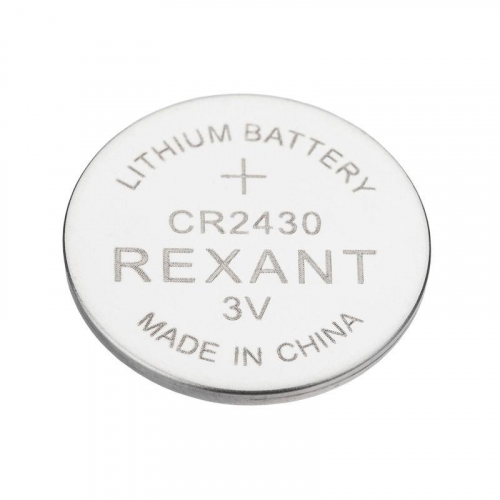 Элемент питания литиевый CR2430 3В (блист.5шт) Rexant 39-1109 фото 2