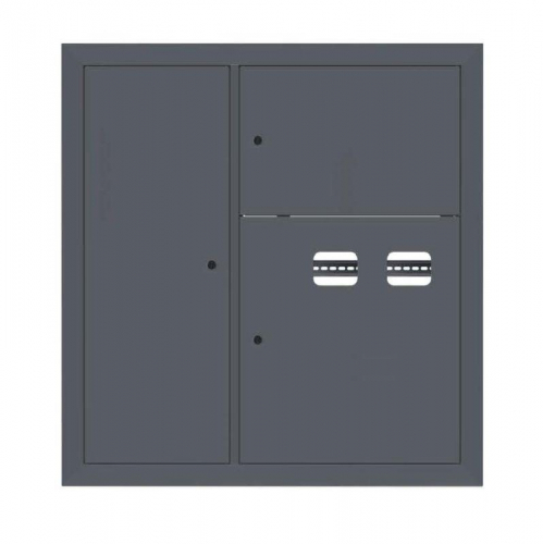 Щит этажный 2кв. слаботочка слева RAL7016 (1000х950х150) PROxima EKF mb29-v-2z-ral7016