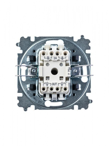 Переключатель перекрестный 1-кл. СП Levit IP20 кофе макиато/бел. ABB 2CHH590745A6018 фото 4