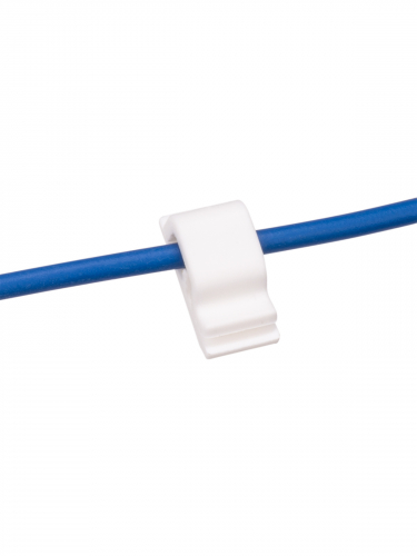 Клипса для кабеля самоклеящаяся тип R 8,5х17 мм (100шт) TDM фото 4