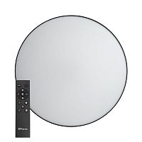 Светильник светодиодный AL6200 Simple matte 60Вт 3000К-6500К max 3600лм управляемый с пультом черн. FERON 48066
