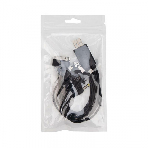 Кабель USB 10 в 1 microUSB/miniUSB/30 pin/LG Chocolate/Samsung/SonyEricsson/DC 3.5/DC 4.0/Nokia Rexant 18-1196 фото 2