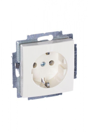 Механизм розетки 1-м СП Basic 16А IP20 250В сл. кость ABB 2CKA002011A3857 фото 4