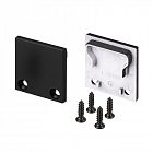 Заглушка SL-LINE-2011M SQUARE BLACK глухая пластик Arlight 029180