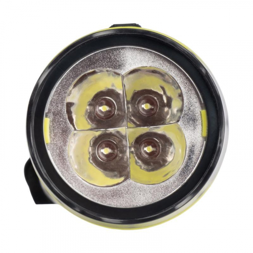 Фонарь аккумуляторный ручной AccuF2-L04-gn 4LED 2 режима: 100проц./25проц. аккум. 0.4А.ч выдвижная вилка индикатор зарядки зел. ФАZА 2857859 фото 6