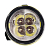 Фонарь аккумуляторный ручной AccuF2-L04-gn 4LED 2 режима: 100проц./25проц. аккум. 0.4А.ч выдвижная вилка индикатор зарядки зел. ФАZА 2857859