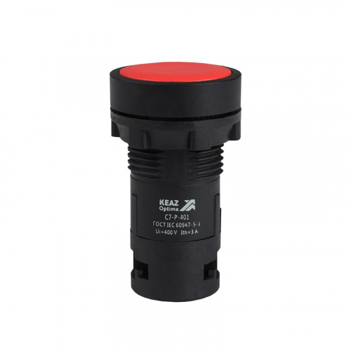 Кнопка OptiSignal Compact D22 С7-P-401 красн. 1НЗ XB7NA42 КЭАЗ 362027