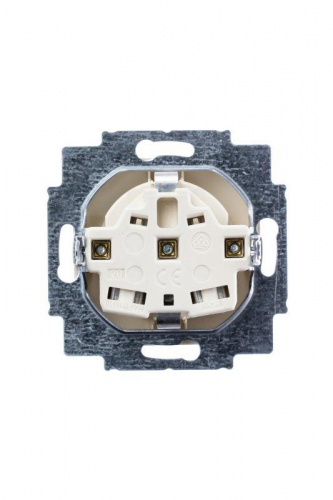 Механизм розетки 1-м СП Basic 16А IP20 250В сл. кость ABB 2CKA002011A3857 фото 3