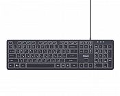 Клавиатура USB 104 кл., мембранная, черная, Windows XP/Vista/7/8/10, MacOS Filum FL-KB25-BK