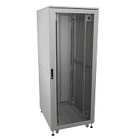 Шкаф напольный разобранный 19дюйм IT-CQE-N 24U 600х1000мм крыша с вырубкой дверь перф. и перф. одинарные боковые панели сер. RAL7035 DKC R5ITN24610FP1P1SG