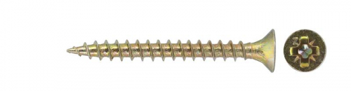 Саморез ШУж с потайн. головкой 3.5х35 (уп.18шт) Zitar 102483