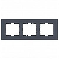 Рамка 3-м G-Glass стекло маренго Jasmart G1003GC