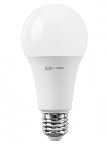Лампа светодиодная А65 25 Вт, 230 В, 3000 К, E27 TDM фото 2