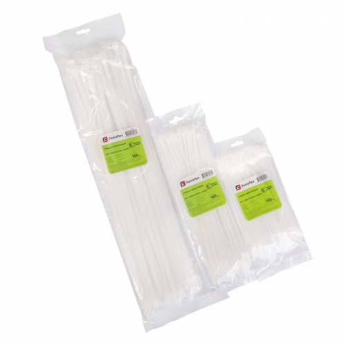 Хомут нейлоновый КСС MULTILOCK 5х200 бел. (уп.100шт) Fortisflex 102305 фото 5