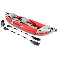 Байдарка надувная 68309NP "Excursion Pro K2" 384х94х46см алюм. весла 218см насос INTEX 6941057413242