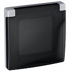 Рамка 1-м Inspiria IP44 с крышкой алюм. IEK 673922