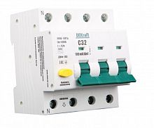 Выключатель автоматический дифференциального тока АВДТ 3Р+N 16А 100мА тип A С ДИФ-103 6кА SchE 16242DEK