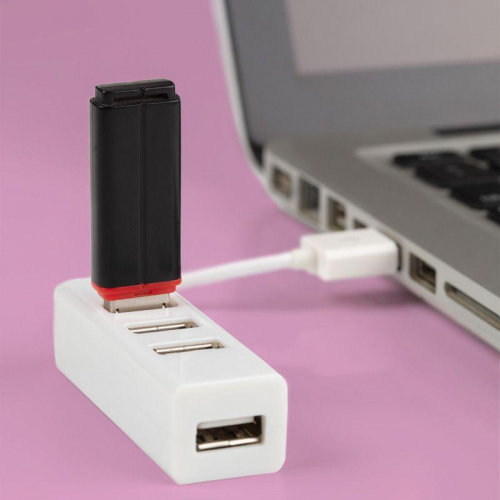 Разветвитель USB на 4 порта бел. Rexant 18-4103-1 фото 3