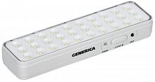 Светильник светодиодный аккумуляторный ДБА 1030 непостоян. действия 30LED 5ч 3Вт GENERICA LDBA0-1030-5-01-K01-G