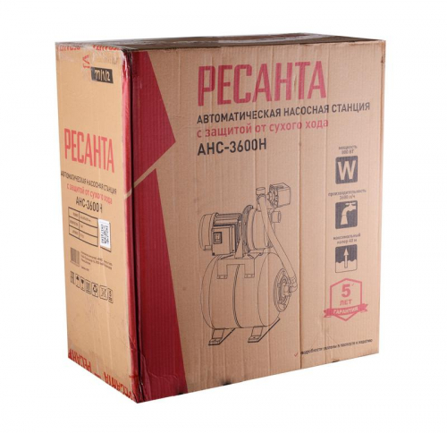 Станция автономная насосная АНС-3600Н Ресанта 77/1/2 фото 6