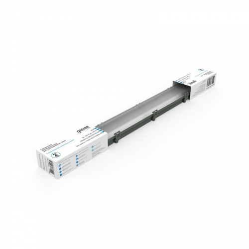 Светильник Lite G13 IP65 665х60х55мм ДСП линейный для LED ламп 1х600мм GAUSS 909437160 фото 3