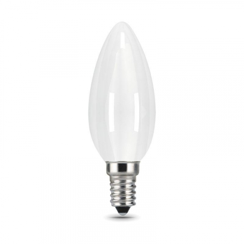 Лампа светодиодная филаментная Black Filament 5Вт свеча матовая 4100К нейтр. бел. E14 450лм GAUSS 103201205 фото 7
