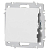 Кнопка Accent 6-109-01М 10А-250В IP20 СУ бел. матов. Intro Б0063604