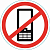 Наклейка запрещающий знак &quot;Использование мобильных телефонов запрещенно&quot; 150х150мм Rexant 56-0042