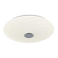 Светильник ULI-D291 72W/SW+RGB/50 MERCURY накладной диммир. пульт ДУ (в/к) Bluetooth колонка 3000К/4000К/6500К/RGB 5700лм Uniel UL-00007840