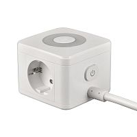 Удлинитель 2х1.5м с заземл. 16А Standard S-GCD2-1.5SBU WHITE 3 USB бел. Uniel UL-00011249