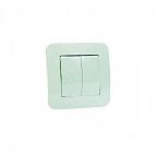 Выключатель 2-кл. СП Lillium N 10А IP20 бел. Makel 55003