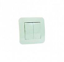 Выключатель 2-кл. СП Lillium N 10А IP20 крем. Makel 55203