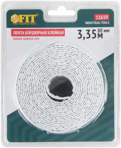 Лента бордюрная клейкая водостойкая 40ммх40ммх3.35м FIT 11659 фото 3
