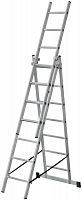Лестница трехсекционная 3х7 H=202/316/426см 9.16кг алюм. FIT 65432